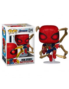 Figura POP Marvel Vengadores Endgame Iron Spider with Nano Gauntlet