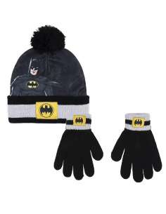 Conjunto gorro guantes Batman DC Comics