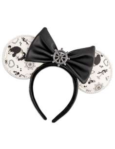 Diadema orejas Steamboat Willie Minnie Mouse Disney Loungefly