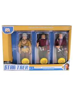 Pack 3 figuras Khan Kirk Spock Star Trek 20cm