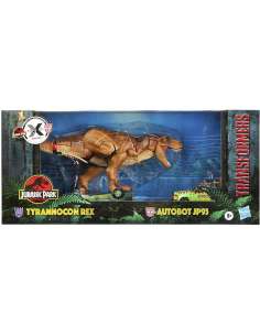 Set 2 figuras Tyrannocon Rex Autobot JP93 Transformers Jurassic Park