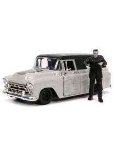 Set figura coche Chevy Suburban Delivery 1957 Frankenstein
