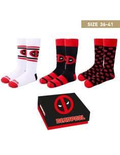 Pack 3 calcetines Deadpool Marvel