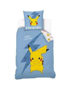Funda nordica Premium Pikachu Pokemon cama 90 algodon