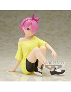 Figura Ram Training Syle Relax Time Re Zero Starting Life in Another World 14cm