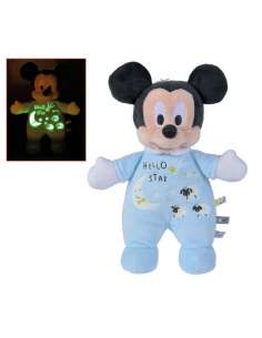 Peluche Brilla en la Oscuridad Mickey Disney sotf 25cm