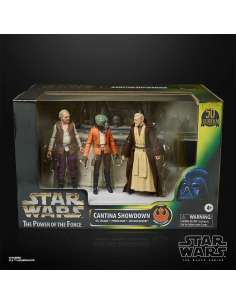 Set figuras The Power Of The Force Cantina Showdown Black Series Star Wars 15cm
