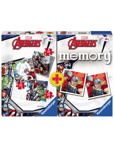 Multipack memory 3 puzzles Los Vengadores Avengers Marvel