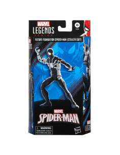 Figura Future Foundation Spider Man Stealth Suit Marvel Legends 15cm