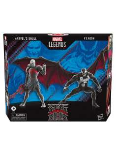Set 2 figuras Mavel Knull y Venom King in Black Marvel Legends 15cm