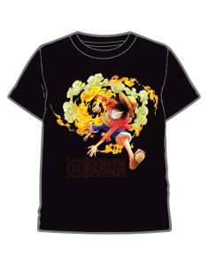 Camiseta Luffy Ataque One Piece infantil