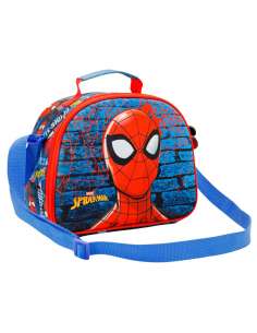 Bolsa portameriendas 3D Badoom Spiderman Marvel