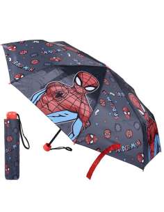 Paraguas manual plegable Spiderman Avengers Marvel 50cm
