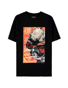 Camiseta Black Bakugo Katsuki My Hero Academia
