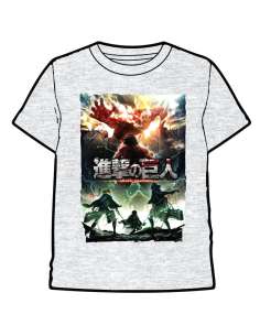 Camiseta Attack on Titan adulto