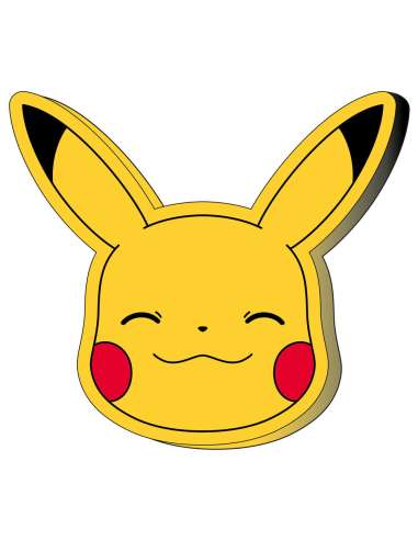 tela Kakadu Cantina Cojin 3D Pikachu Pokemon 35cm8436580114417