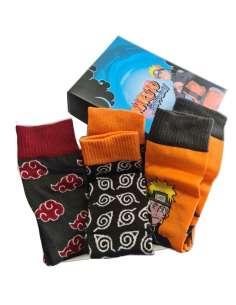 Pack 3 calcetines Naruto Shippuden adulto surtido