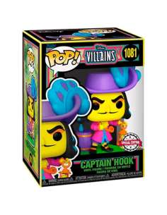 Figura POP Disney Villains Hook Black Light Exclusive
