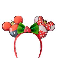 Diadema Orejas Navidad Mickey 38 Minnie Disney Loungefly
