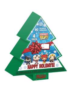 Set 4 figuras Pocket POP Marvel Tree Holiday Exclusive