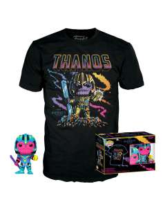 Set figura POP Tee Marvel Infinity Saga Thanos Exclusive