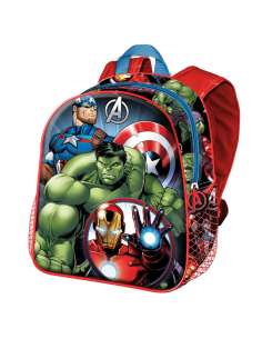 Mochila 3D Superhero Los Vengadores Avengers Marvel 31cm