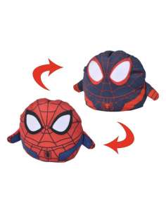 Peluche reversible Spiderman Miles Morales Marvel 10cm