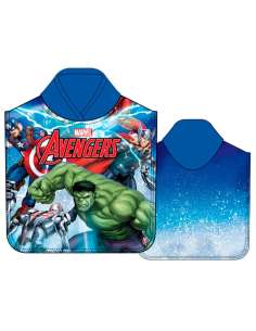 Poncho toalla Los Vengadores Avengers Marvel microfibra