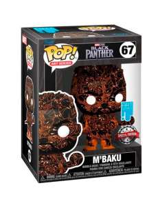 Figura POP Marvel Black Panther M Baku Artist Case Exclusive