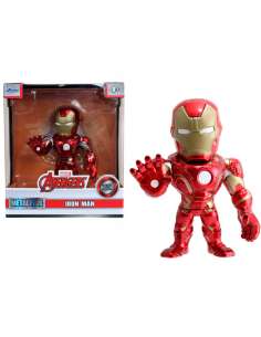 Figura metal die cast Iron Man Los Vengadores Avengers Marvel 10cm