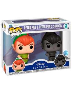 Blister 2 figuras POP Disney Peter Pan Peter Pan Peter Pans Shadow Exclusive