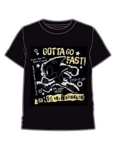 Camiseta Go Fast Sonic The Hedgehog adulto