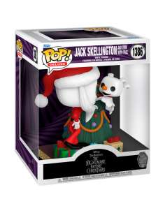 Figura POP Deluxe Disney Pesadilla Antes de Navidad 30th Anniversary Jack Skellington and Zero
