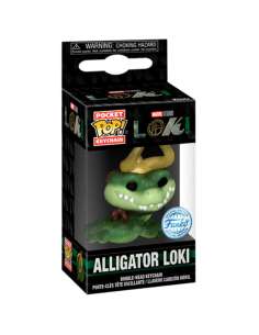 Llavero Pocket POP Marvel Loki Alligator Loki