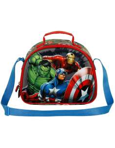 Bolsa portameriendas 3D Invencible Los Vengadores Avengers Marvel