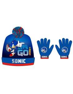 Set gorro y guantes Sonic the Hedgehog