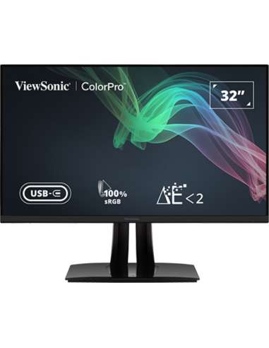 MONITOR VIEWSONIC 32 UHD IPS LED 2XHDMI DP IN DP OUT USB C RJ45 AJUSTABLE
