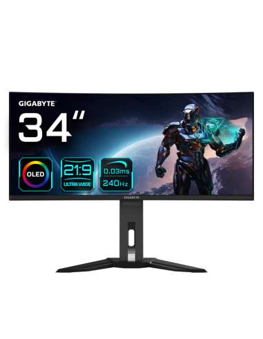 MONITOR GAMING GIGABYTE GS34WQC2 34 3440X1440 VA 2K